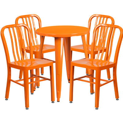 Scotia 4 - Person Patio Dining Set with Round Table