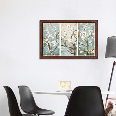 Triptych In Bloom - Painting on Canvas