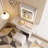 Small Space Makeup Vanity with Stool