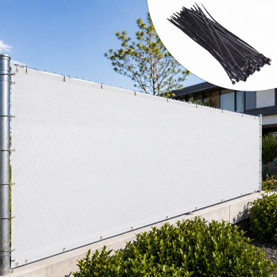 Royal Shade Privacy Screen Cover Windscreen with Heavy Duty Brass Grommets