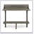 Outdoor Acacia Wood Balcony Bar Table, Gray Finish, Space-Saving And Stylish For Small Patios