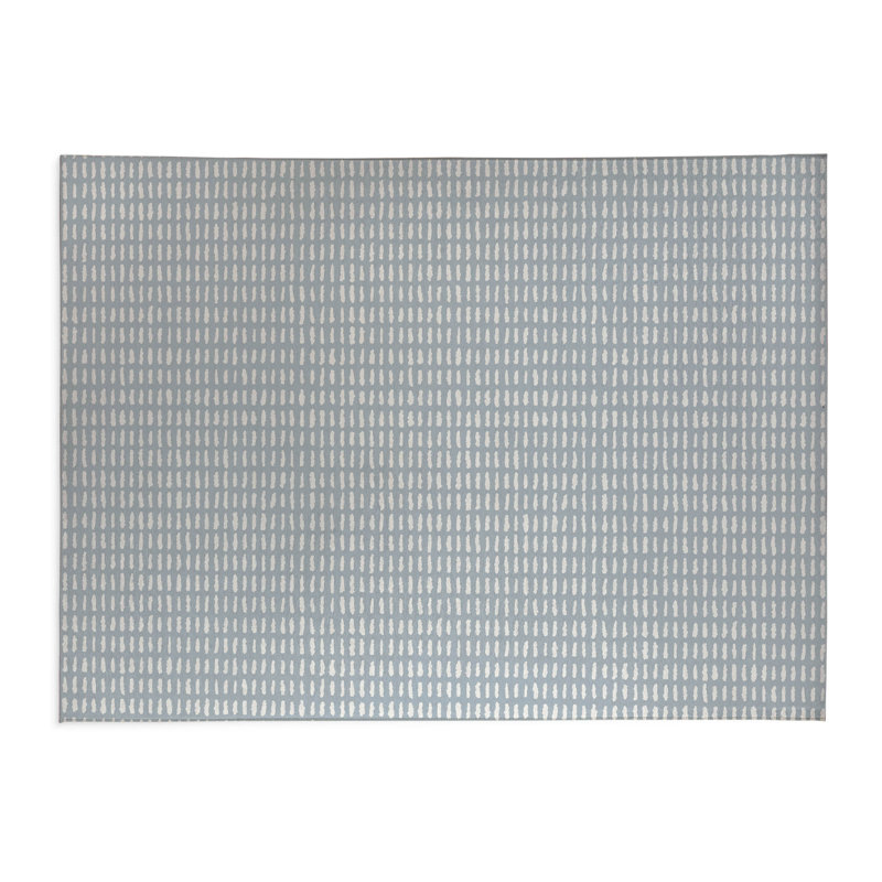 Paillasson Pasture Play, L 24 po x L 36 po, Bleu ardoise