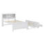 Lit plateforme avec tête de lit, USB, lit gigogne et 3 tiroirs-2111366638-2111366625