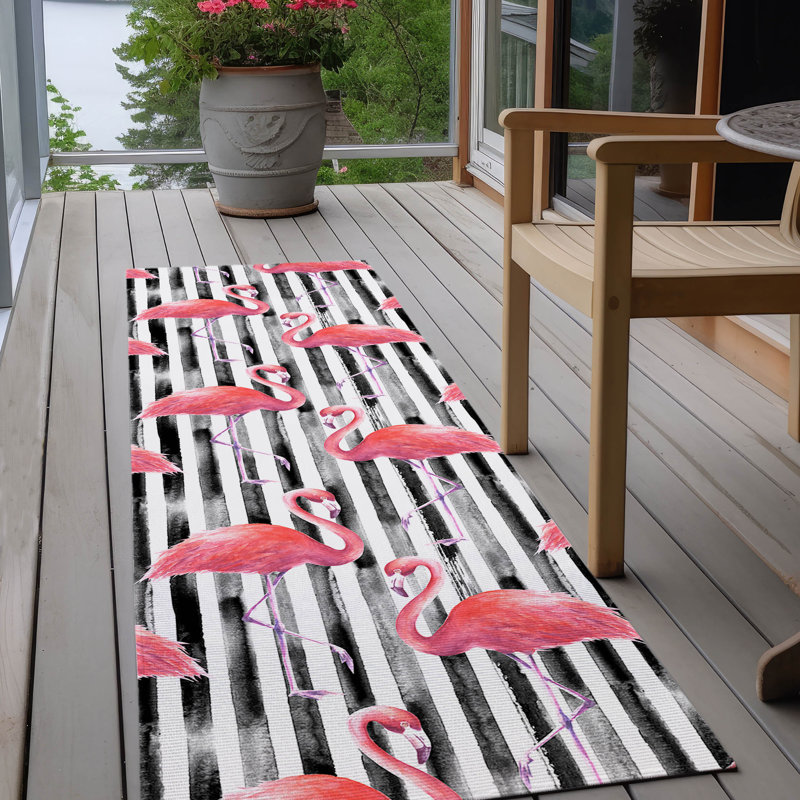 Tapis intérieur / extérieur Braggs, Tapis de couloir 2 pi 3 po x 7 pi 6 po