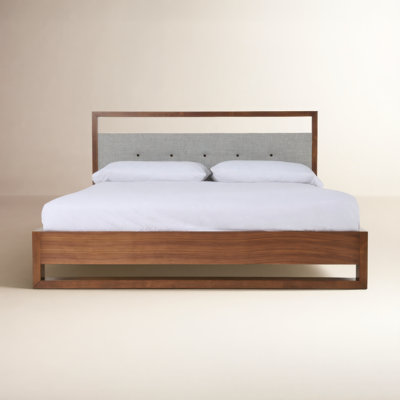 Borough Walnut Platform Bed