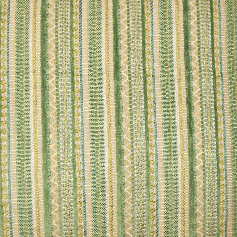Housse de coussin rayé uorsin, 24 po x 24 po, Vert