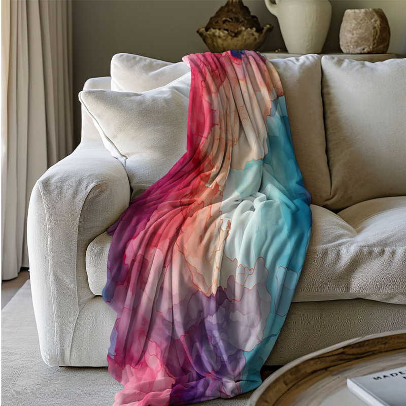 Eau colorée - couverture 1 pièce, L 80 po x l 60 po