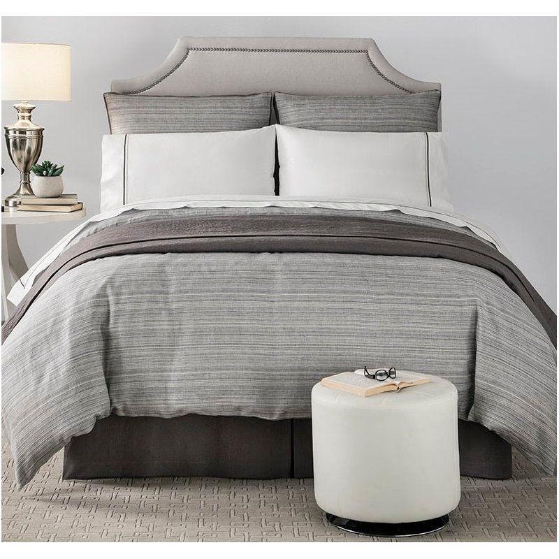 Boheme Single Duvet Cover, Queen Duvet Cover, Gray 