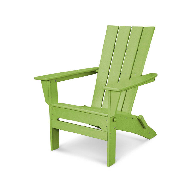 POLYWOOD Quattro Folding Adirondack, Lime