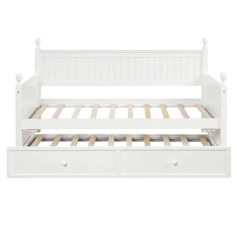 Antonett Twin Daybed with Trundle, White
