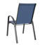 Ensemble repas 5 pièces pour l'extérieur, chaises empilables et trou pour parasol Textilene-856806594