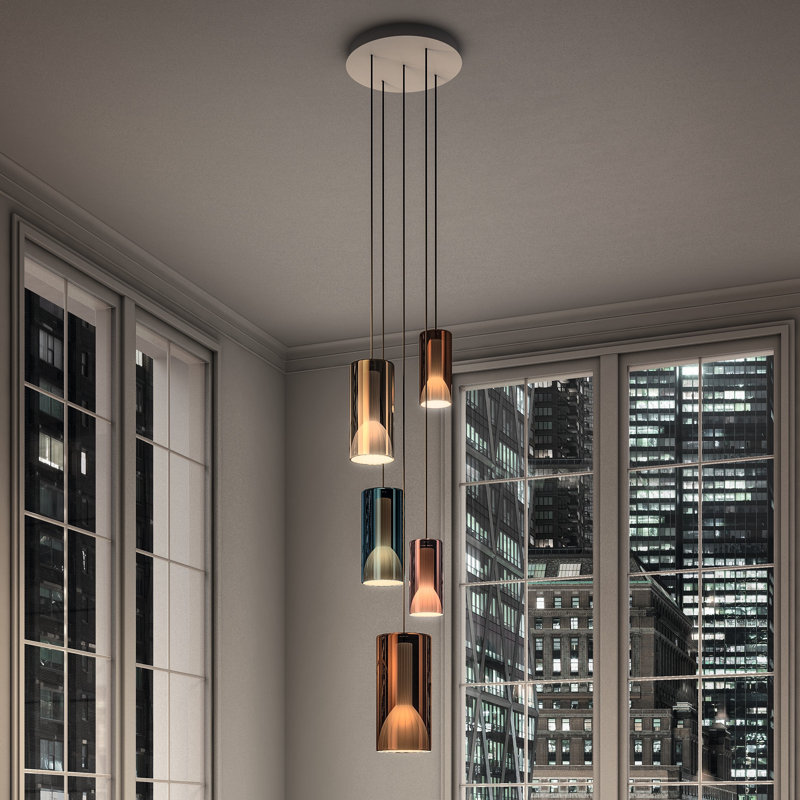 LIT 1 - Light Pendant, Titanium/Black