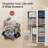 Conanso Dresser for Bedroom with 8 Drawers, Storage Tower with Fabric Bins, Black-118583750
