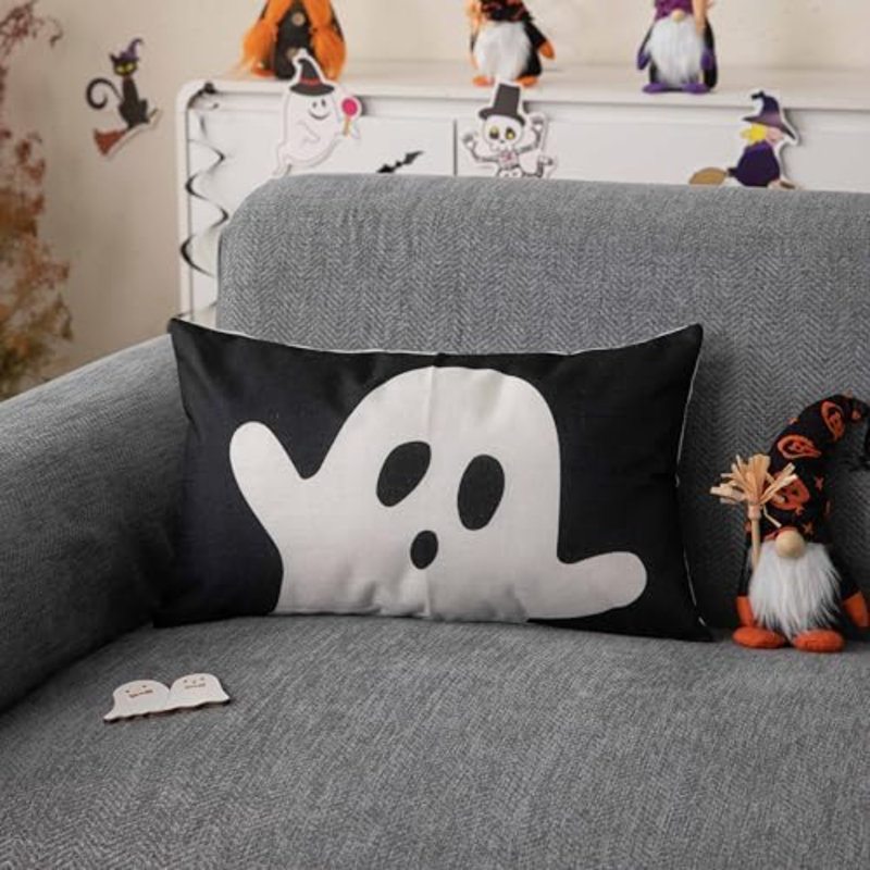 Ensemble de 2 taies décoratives d'Halloween pour Halloween, 12" H x 20" W x 1" D