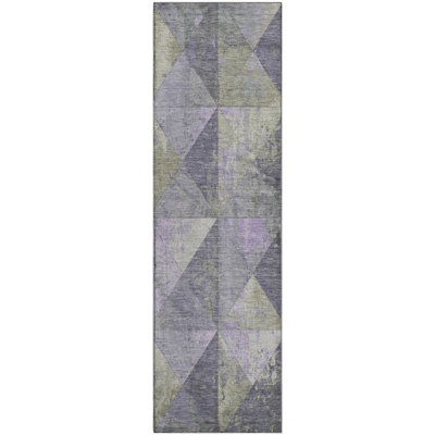 Premium Machine Washable Varroville AMF1721 Geometric Rug
