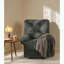 Fauteuil inclinable manuel surchargé - gris foncé-1470350948