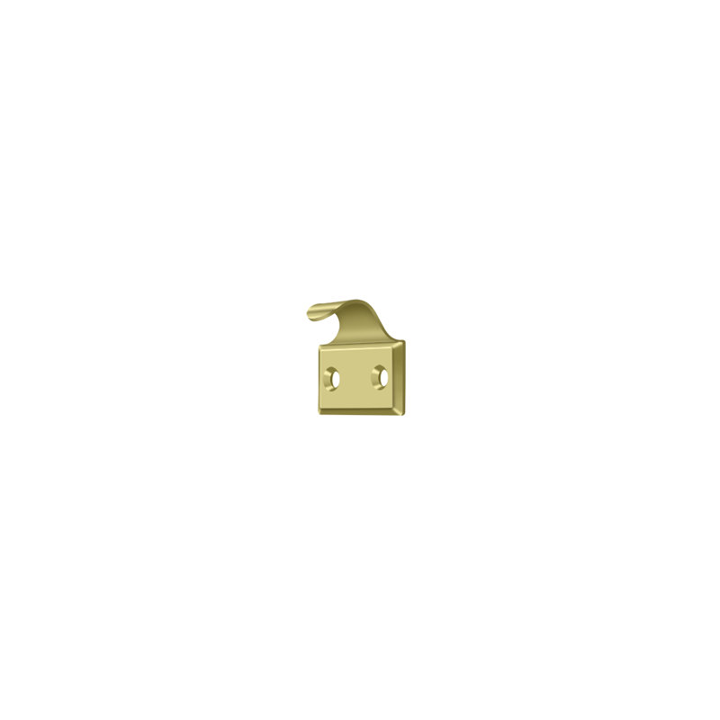 Deltana WL14U3 Window Lift, 1-5/8"x 1-1/2" in Polished Brass