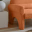 Fauteuil d'appoint Modern Boucle avec coussin lombaire pour le salon