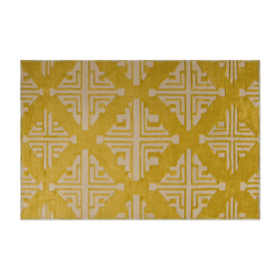 Tapis brun intérieur et extérieur Trellis