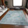 Premium Machine Washable Prisco Teal Rug