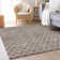 Premium Machine Washable Prisco Taupe Rug