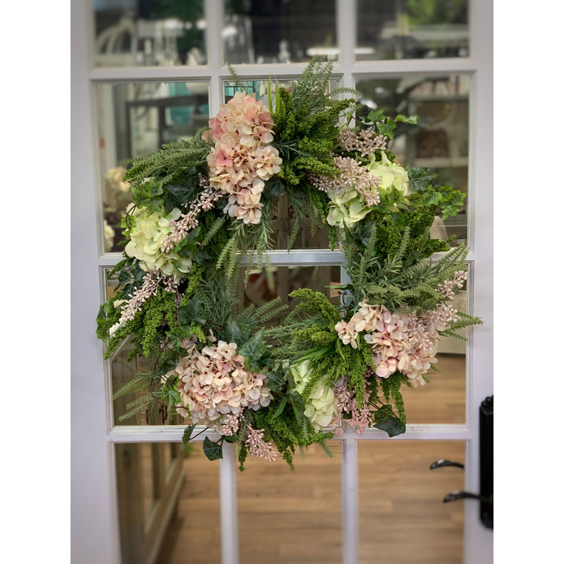 Hydrangea, Eucalyptus And Ivy Wreath