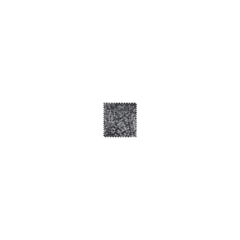 Reflective Scallop-Pattern Peel & Stick Aluminum Tile Size:295 x 300 x 4 mm