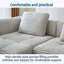 Canapé modulaire en L avec canapé inclinable-1177080939
