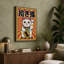 Beckoning Cat Gold Japandi 1 Piece Wrapped Canvas Wall Art-1300130907-1300130909