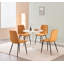 Upholstered Velvet Dining Chair-1592541281