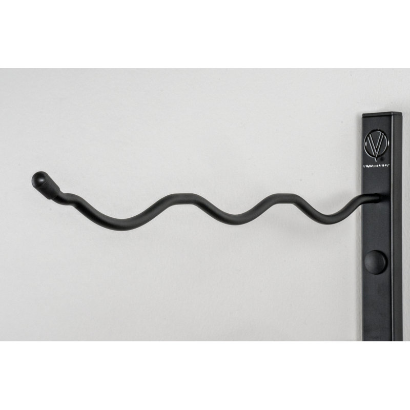 Indurial 48-Inch (4-Foot) Wall-Mounted Wine Rack, 48"H x 13"W x 12"D, Matte Black
