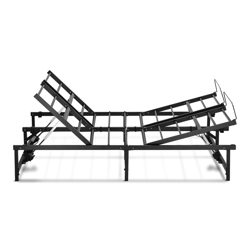 Adjustable Bed Frame Bed Base With Remote Control, Independent Head And Foot Incline, Adjustable Bed Frames With Mattress Holder