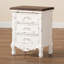 Table de chevet 3 tiroirs Audet