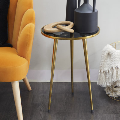 Stainless Steel Top End Table