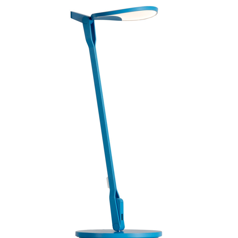 Splitty LED Desk Table Lamp, Matte Pacific Blue