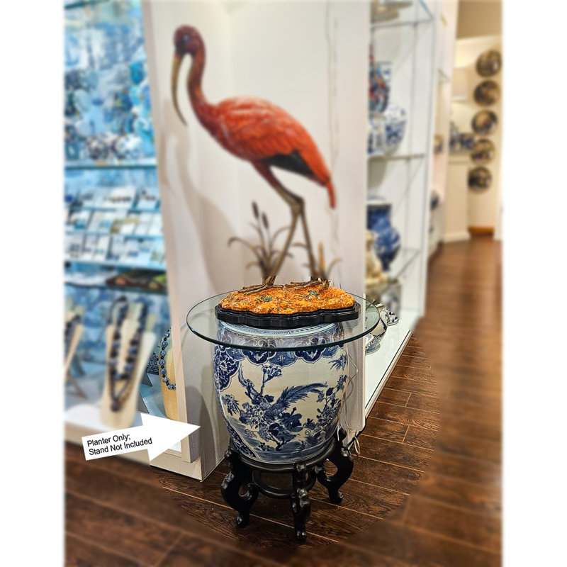 Round Ceramic Planter