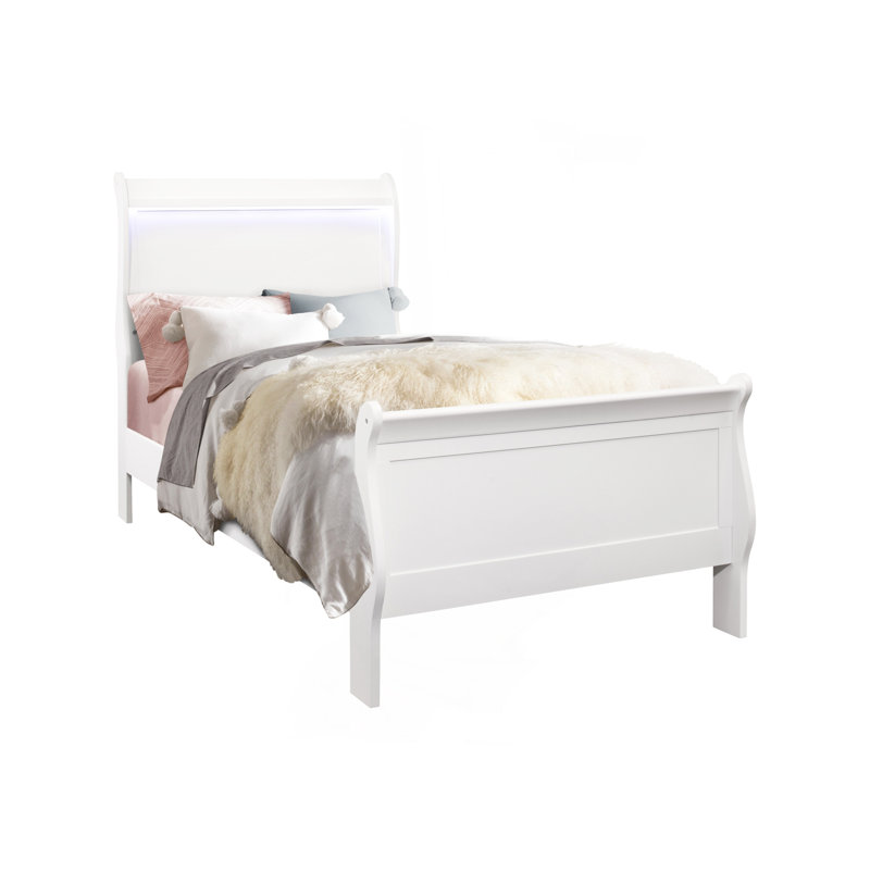 White Twin Bed