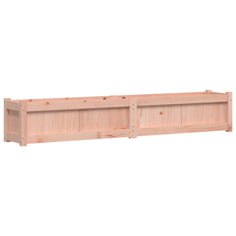 Loon Peak® Garden Planters 2 Pcs Solid Wood Douglas, 12.2" H x 70.9" W x 12.2" D, Natural
