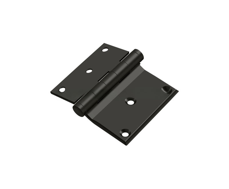Charnière en demi-surface Deltana DHS3035U10B 3 "x 3-1 / 2" en bronze huilé, Bronze huilé