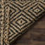 Tapis en fibres naturelles de jute tissé à la main à motif géométrique Aerionna-22736701