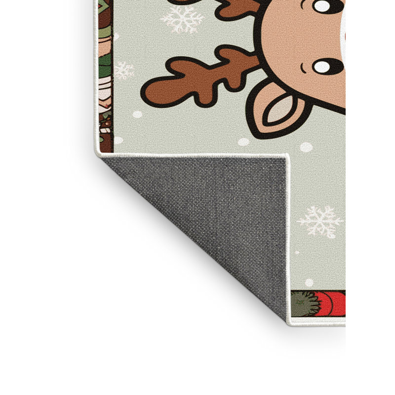 Tapis vacances de Noël The Holiday Aisle®, Rectangle 2 pi x 3 pi
