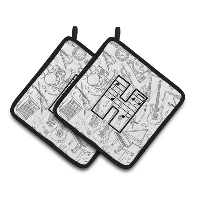 Note de musique Potholder