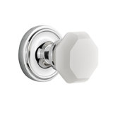 Classic Rosette with Waldorf White Milk Knob