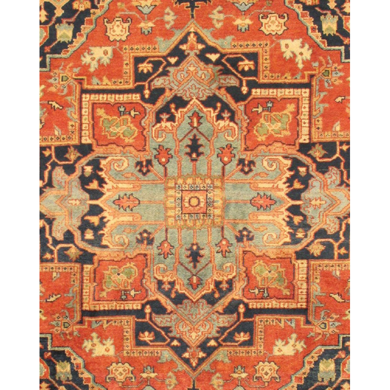 Wool Oriental Area Rug, Rectangle 5' x 8'