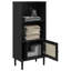 130 H x 60 W Bookcase Rattan Look-93366655