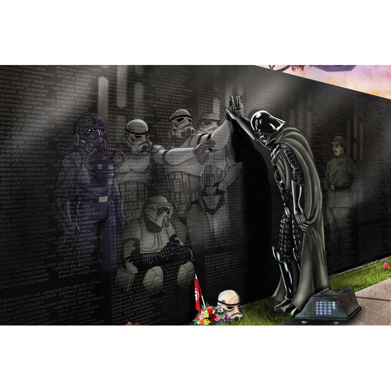 Décès de mort, film commémoratif Wallart, impression sur toile, affiche murale, H 30 po x l 45 po x P 1,5 po, Papier