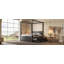 Lit plateforme à baldaquin double avec lit gigogne simple, 3 tiroirs de rangement, tête de lit-930517796
