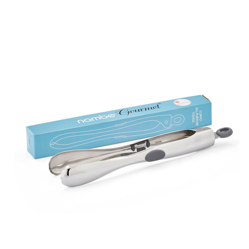 Nambe Curvo All-Purpose Tongs