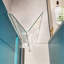 36 à 37 3/8 po à ajustement, porte de douche pivotante universelle-111809622