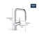 Minta® Dual Spray Pull Down Touch Single Handle Kitchen Faucet with Accessories